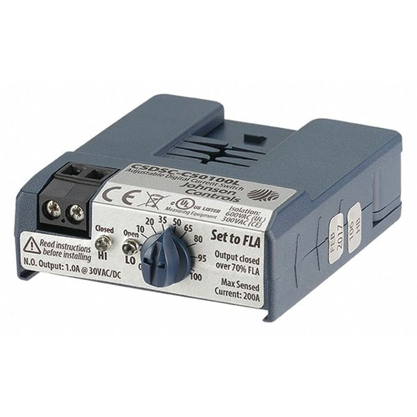 CSDSC-C50100L-1 Johnson Controls Current Sensing Relay, Split Core, 24V AC