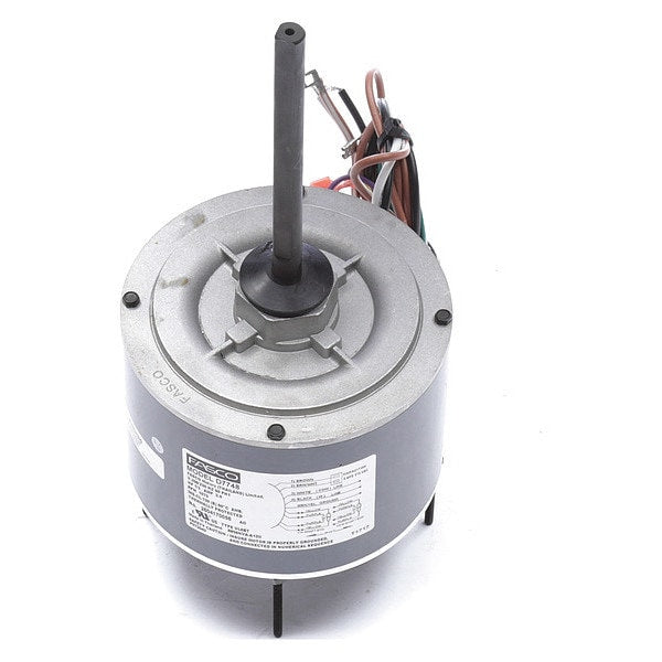 D7748 Fasco Condenser Fan Motor, 1/3 hp, 1075 RPM, 60 Hz