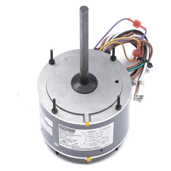 D909 Fasco Condenser Fan Motor (1/4 hp, 1,075 RPM, 60 Hz, 208-230V AC)