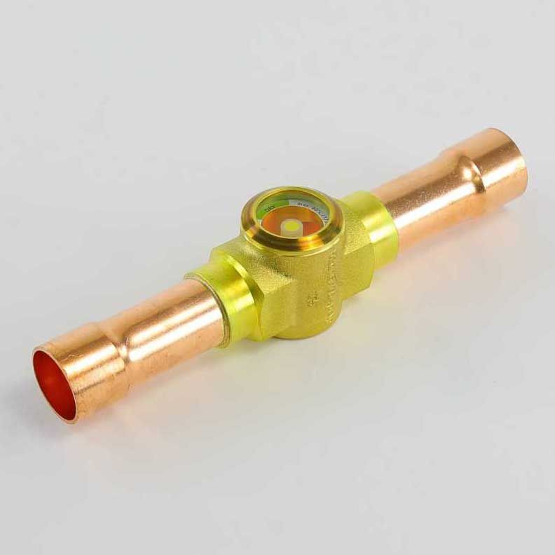 014L0186 Danfoss 7/8 inch x 7/8 inch ODF sight glass for HVAC systems