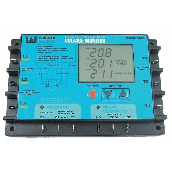 DTP-3 Diversitech Three Phase Motor Protector Line Voltage Monitor