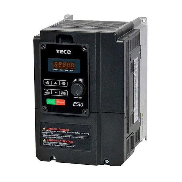 E510-205-H3-U Teco Westinghouse Variable Frequency Drive, 230V, 3 Phase, 5HP
