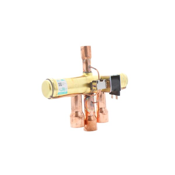 EF17BZ361 Carrier Genuine OEM 8.5 Ton reversing valve with 24 volt coil