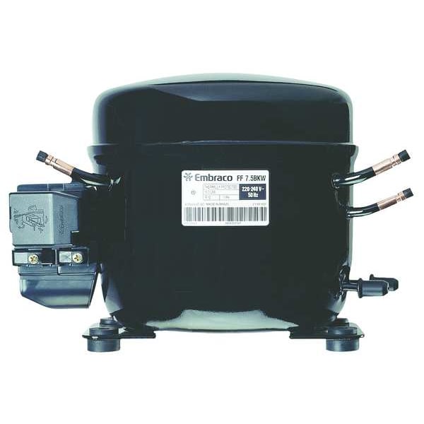 FF10HBX1 Embraco Refrigeration Compressor, 3,650 BTU/h, 115V, 1/4 hp