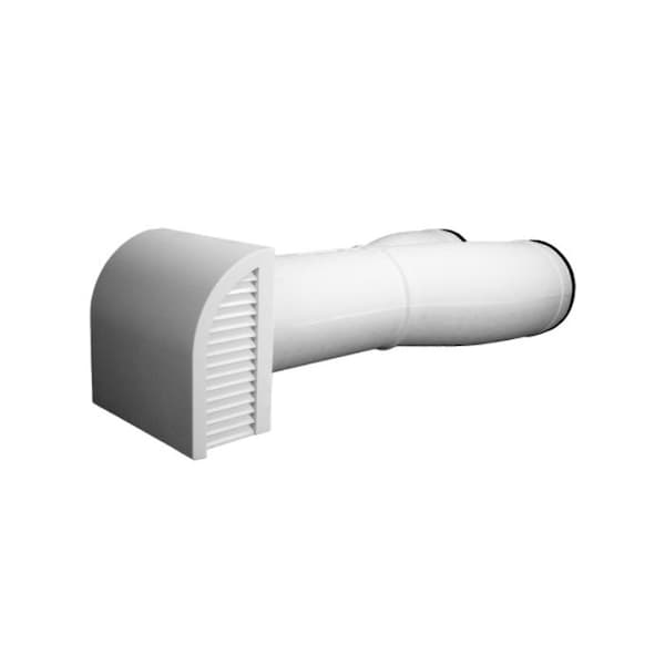 FV-WC10VE1 Panasonic Wall Cap, White, 10 3/8 in Overall Length