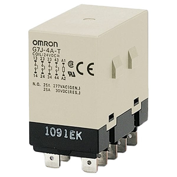 G7J3A1BTAC100120 Omron General Purpose Relay, 10 Pins, Quick-Connect (3PST-NO / SPST-NC)