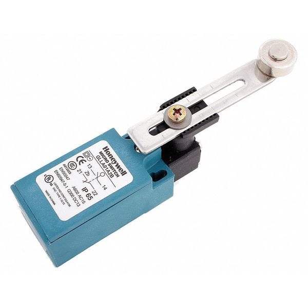 GLLA01A2B Honeywell Limit Switch Roller Lever Rotary, 1NC/1NO (Side), 10A at 300V AC