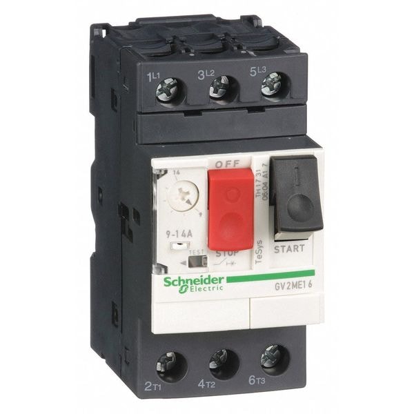 GV2ME16 Schneider Electric Manual Motor Starter, 3-Phase, Push Button, 14 A