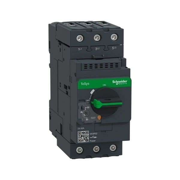 GV3P32 Schneider Electric Manual Motor Starter, 3-Phase, Selector Switch, 32 A, 690V AC