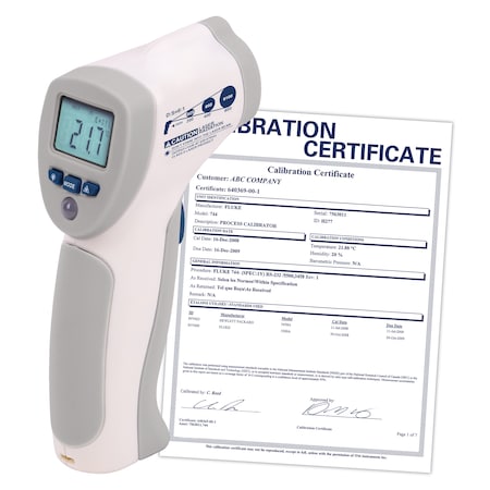 Reed Instruments FS-200-NIST Food Service Infrared Thermometer, 8:1, 392 Degrees F (200 Degrees C) with NIST Calibration