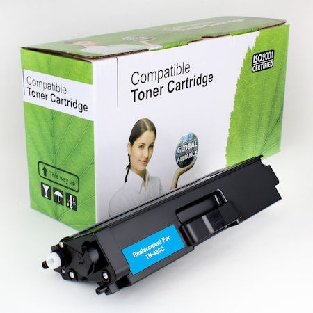 Royal Toner TN-436C Remanufactured Compatible Toner For Brother TN436C, Cyan, 6.5K VL