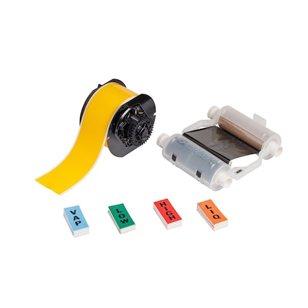 Brady 176224 Pipe Marker Label Kit, Label Tape Roll