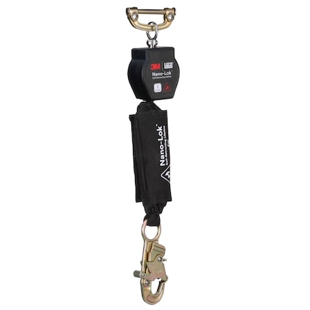3M DBI-Sala 3100555 DBI-SALA Self-Retracting Lifeline, 6 ft. Length, Snap Hook, Steel, 1 Leg(s), 420 lb Weight Capacity