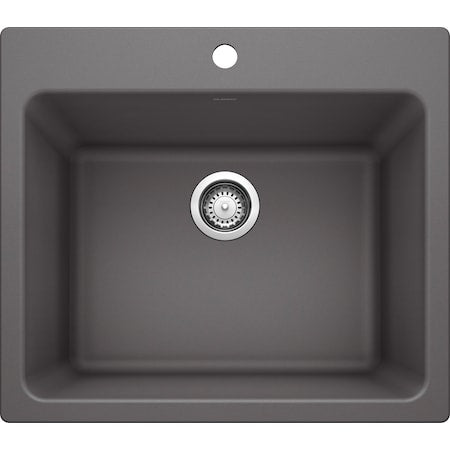 Blanco 401923 Liven Silgranit Dual Mount Laundry Sink - Cinder