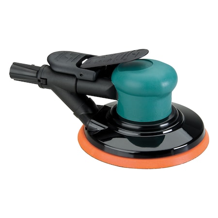 Dynabrade 59043 Air Orbital Sander, 6 in Disc Dia, Palm