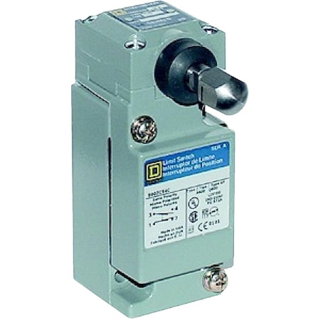 Telemecanique Sensors 9007C54GD Heavy Duty Limit Switch, Adjustable Push, Rod, 1NC/1NO, 10A at 600V AC, Actuator Location