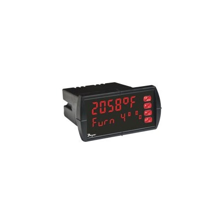 Dwyer Instruments LTI-241 Temperature Panel Meter, LED Display
