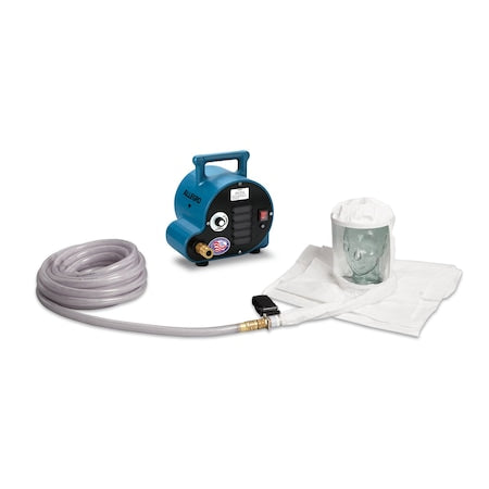 Allegro Industries 9222-01A Dbl Bib Tyvek Hood Breathing Air Blower