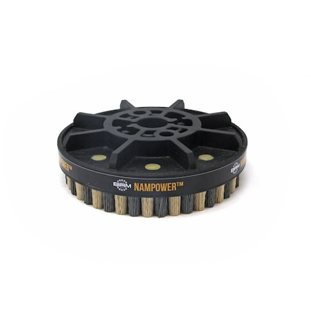 Nampower Brush ADD15018120 NAMPOWER Abrasive Disc Brush, Dot Style, 150 mm Diameter, 18 mm Trim, 120 Grit
