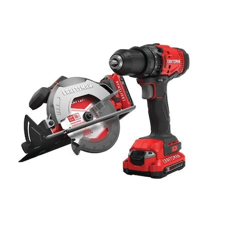 Craftsman CMCK202C2 Cordless Combination Kit, (1) 1.5 Ah
