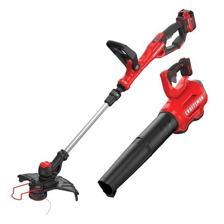 Craftsman CMCK297M1 V20 13 in Cordless String Trimmer and A