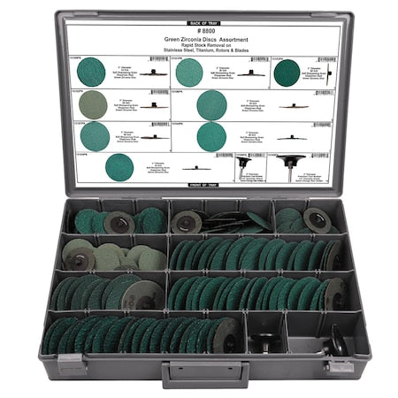 Disco 8800 Grinding Discs, 24/36/50/80 Grit, 2