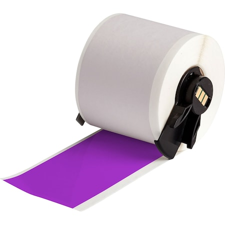 Brady M6C-2000-595-PL Continuous Label Stock, Purple, Gloss, 2 in W