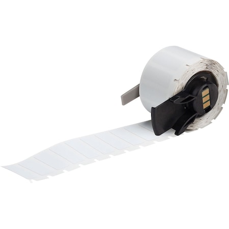 Brady M6-16-719 Pre-Cut Label Stock Roll, White, Matte