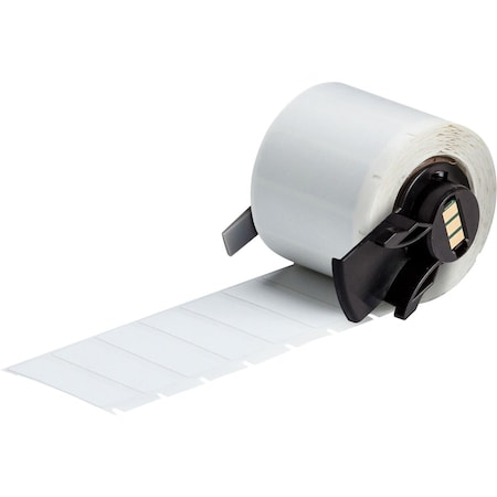 Brady M6-29-437 WraparoundLabel, White, 1-1/2 in W