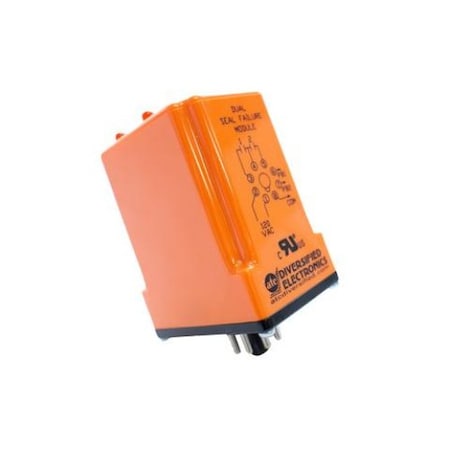 ATC Diversified Electronics SPM120ADA Panel Mount Bracket, Temp Monitoring Relay, Octal, 10 A, 11 Pins, Plug-In