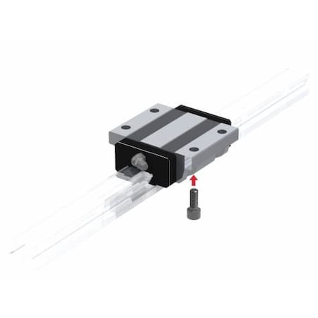 THK SR15TB1SS Linear Guide Carriage, 56.9 mm L, 52 mm W