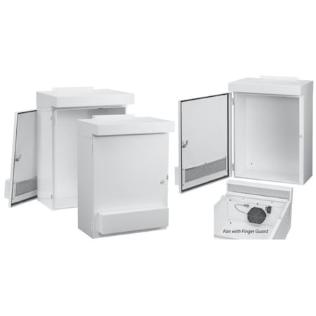 Nvent Hoffman WF3LP 1/4 Turn Latch Electrical Enclosures, 29 in H, 12 in D, 24 in W, 3R, Steel