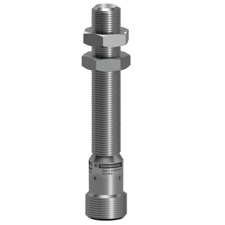 Telemecanique Sensors XS908R1PAM12 Cylindrical, Inductive Proximity Sensor, 8 mm Dia., Stainless Steel, M12, 3 Wires