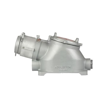 Appleton Electric ACP1034CD Pin & Sleeve Plug, 100 A, 600V AC, Three Phase, 4 Pole, Style 2 Grounding, Gray