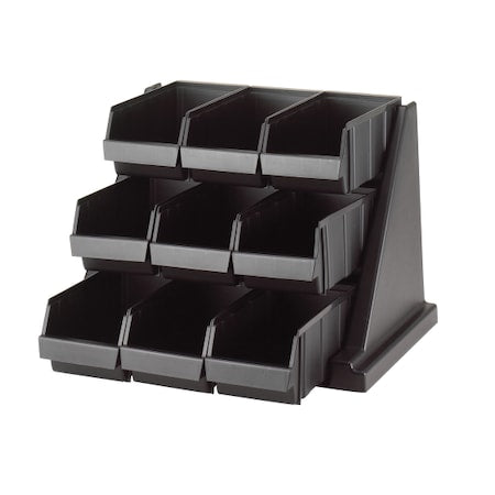 Cambro EA9RS9110 Condiment Organizer, 14 1/4 in H, Black