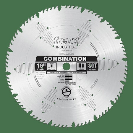 Freud LU84M016 Circular Saw Blade, Carbide, Dia:16