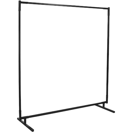 Steiner 500HD-4X6 Welding Screen Frame, Steel, 6 ft L., 4 ft H., Black