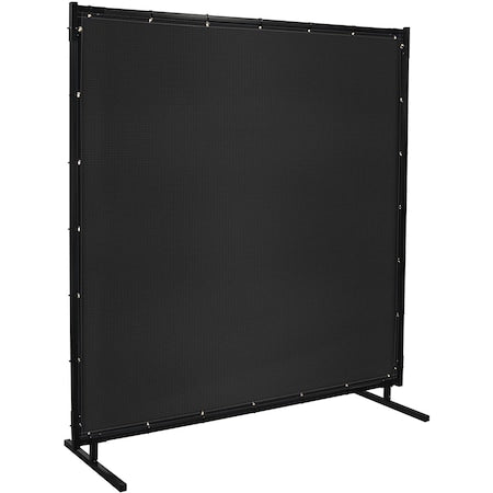 Steiner 536HD-6X6 Welding Screens, Vinyl-Laminated Polyester, 6 ft W., 6 ft H., 13 oz, Black