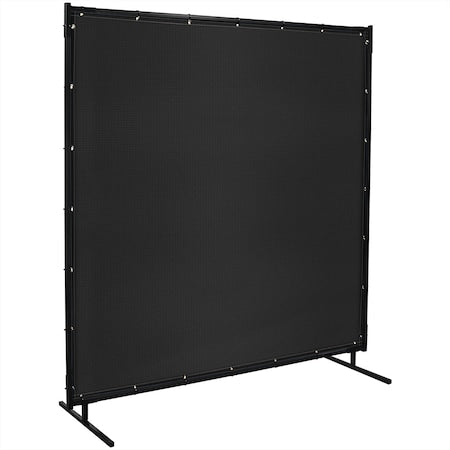 Steiner 536-6X8 Welding Screens, Vinyl-Laminated Polyester, 8 ft W., 6 ft H., 13 oz, Black