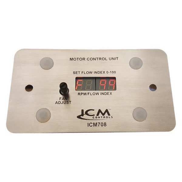 ICM708 Icm Speed Control, Rotary, 0.1A, Silver (1 switch/dial)