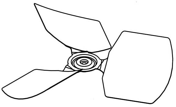 S1-026-42445-000 York Propeller Fan Blade (22 inch, 2 blades)