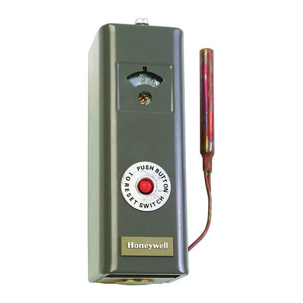 L4006E1067 Resideo Aquastat limit switch, break on rise, manual reset, 130-270°F
