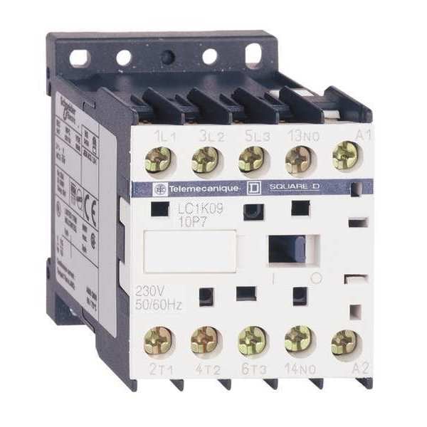 LC1K0601F7 Schneider Electric IEC Magnetic Contactor, 3 Pole, 110V AC Coil, No Auxiliary Contacts
