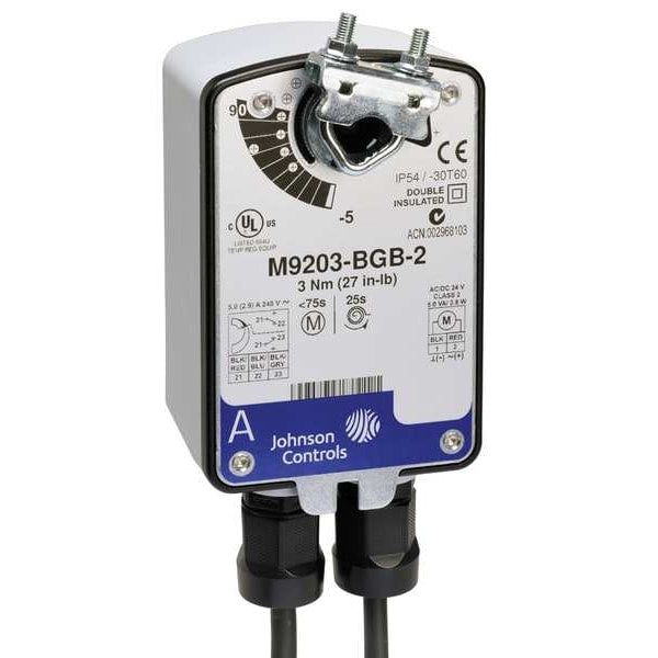 M9203-GGA-2Z Johnson Controls Electric Actuator, 27 in-lb, proportional 0 to 10V DC