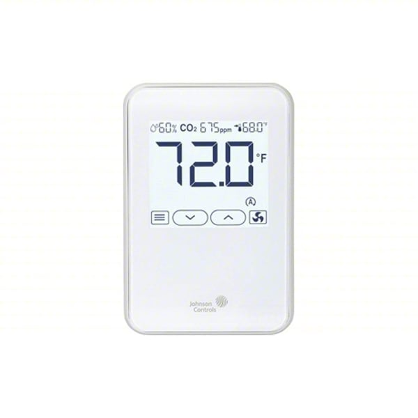 NSB8BPN240-0 Johnson Controls Network Sensor, digital display, wall mount, white