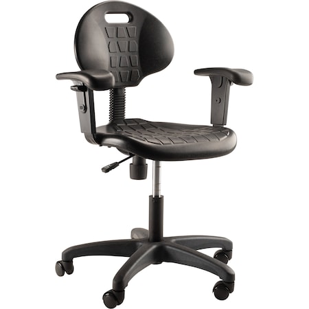 National Public Seating 6716HB-A Office Chair, 37 in H, Black