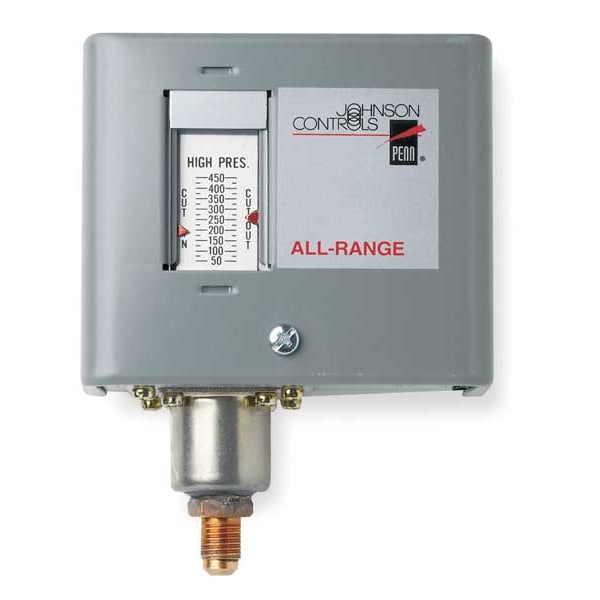 P170AB-2C Johnson Controls Pressure Control Switch, 20 In to 100