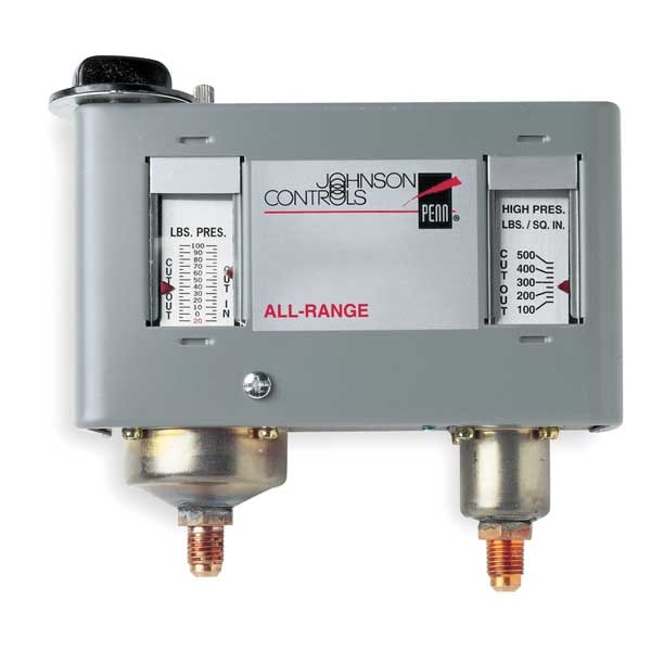 P170LB-6 Johnson Controls Dual Pressure Control, SPST differential pressure switch