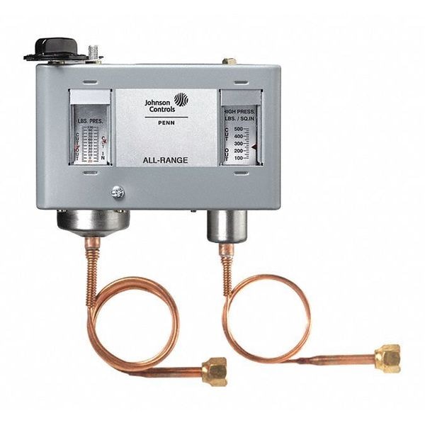 P70MA-18C Johnson Controls Dual Pressure Control, SPST