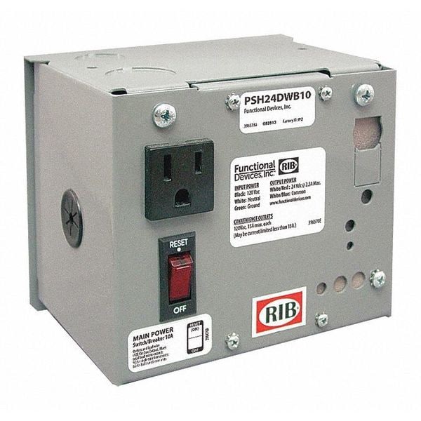 PSH24DWB10 Functional Devices-Rib Enclosed DC power supply